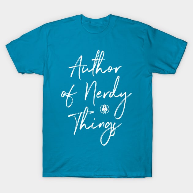 Author of Nerdy Things T-Shirt by thomasafowler82